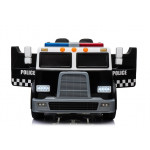 Elektrické autíčko - policajné SUV - dvojmiestne - čierne